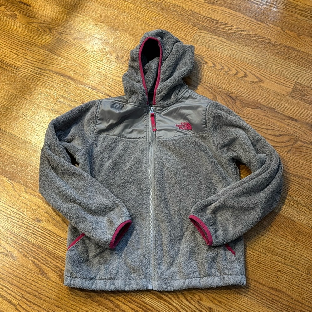North Face girls Large fleece jacket